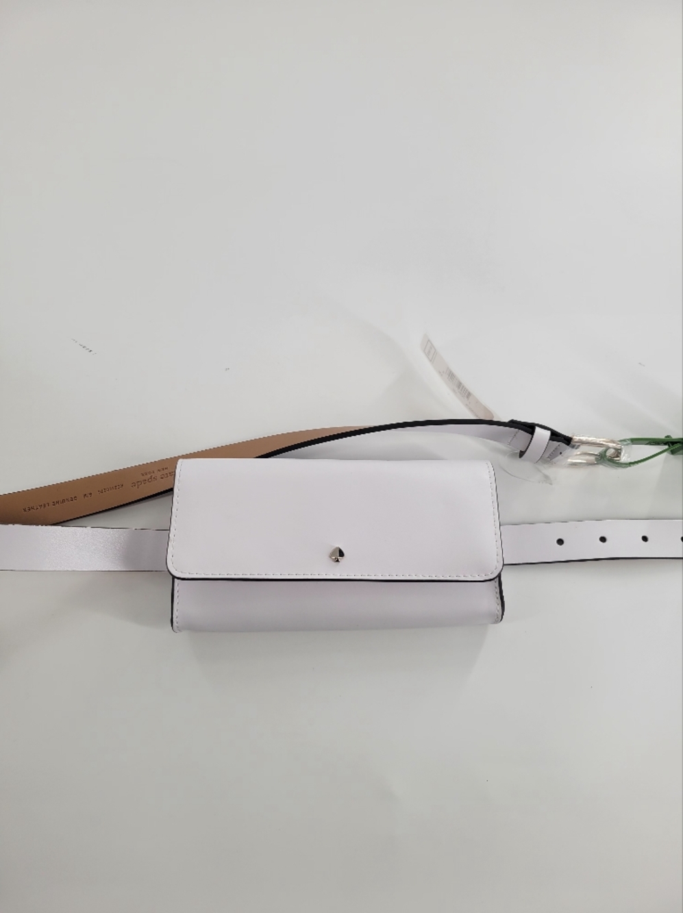 Kate Spade White Leather Belt Bag Fanny Pack